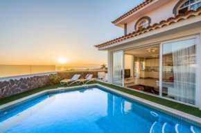 LUXURY WHITE VILLA with sea view, heated pool